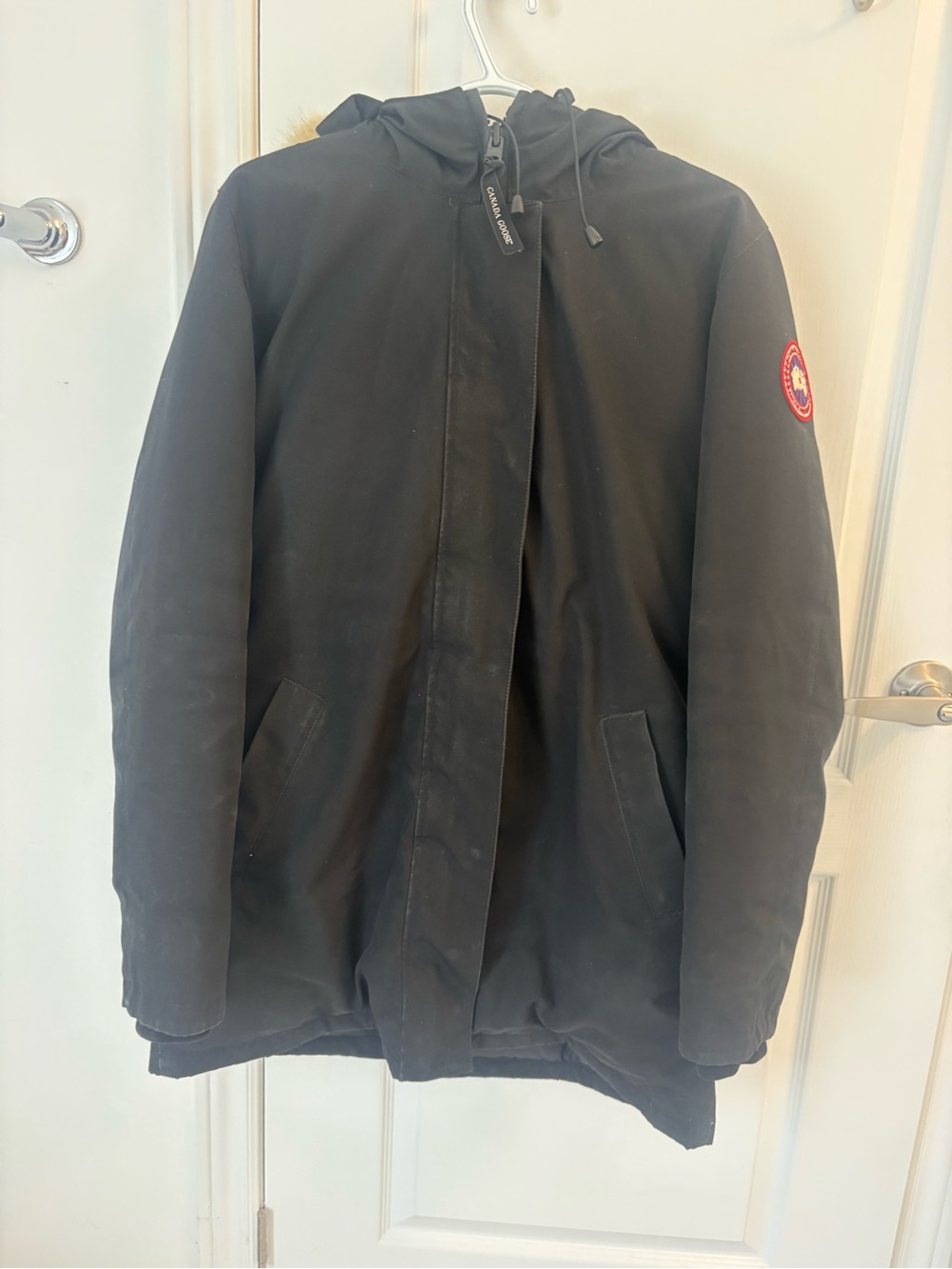 Canada Goose Black Men's Hooded Parka Jacket
